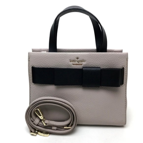 kate spade Handbags - KATE SPADE Poplar Street Tote Bag Gray Beige/Black